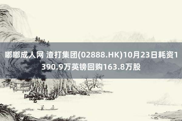 嘟嘟成人网 渣打集团(02888.HK)10月23日耗资1390.9万英镑回购163.8万股