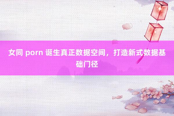 女同 porn 诞生真正数据空间，打造新式数据基础门径