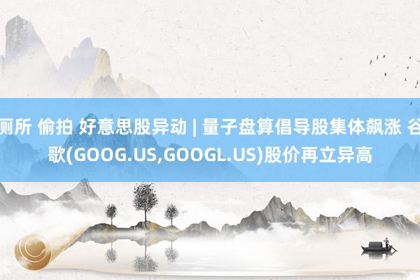 厕所 偷拍 好意思股异动 | 量子盘算倡导股集体飙涨 谷歌(GOOG.US，GOOGL.US)股价再立异高