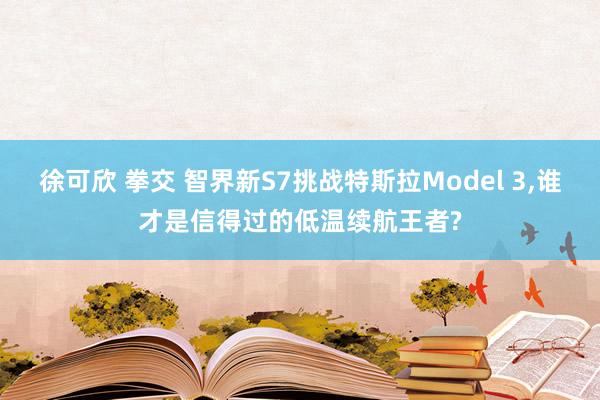 徐可欣 拳交 智界新S7挑战特斯拉Model 3，谁才是信得过的低温续航王者?