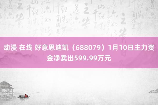 动漫 在线 好意思迪凯（688079）1月10日主力资金净卖出599.99万元